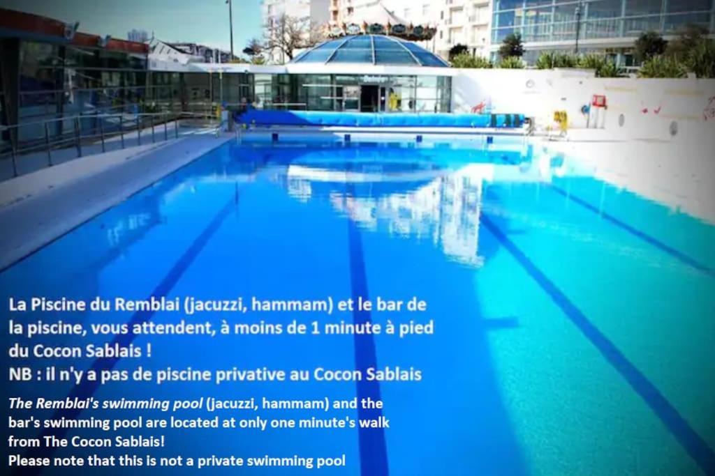 Le Cosy T2 Hypercentre ! Parking Inclus Et La Plage A 2 Min ! เลส์ซาบล์-โดล็อนน์ ภายนอก รูปภาพ